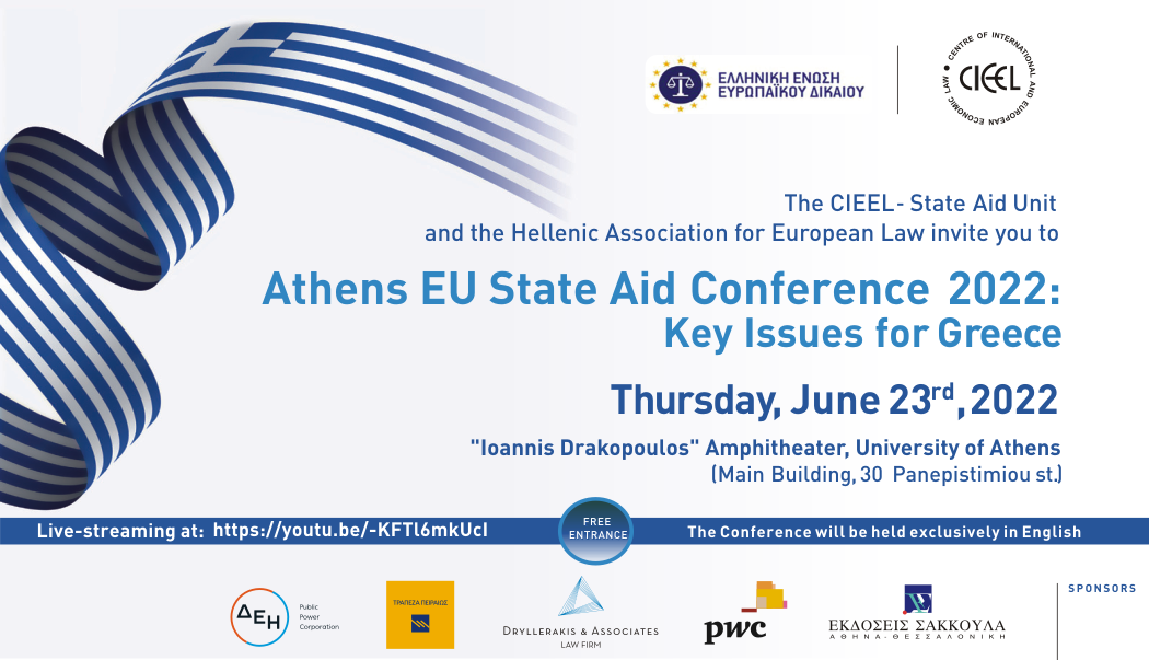 Athens EU State Aid Conference 2022: Key Issues for Greece